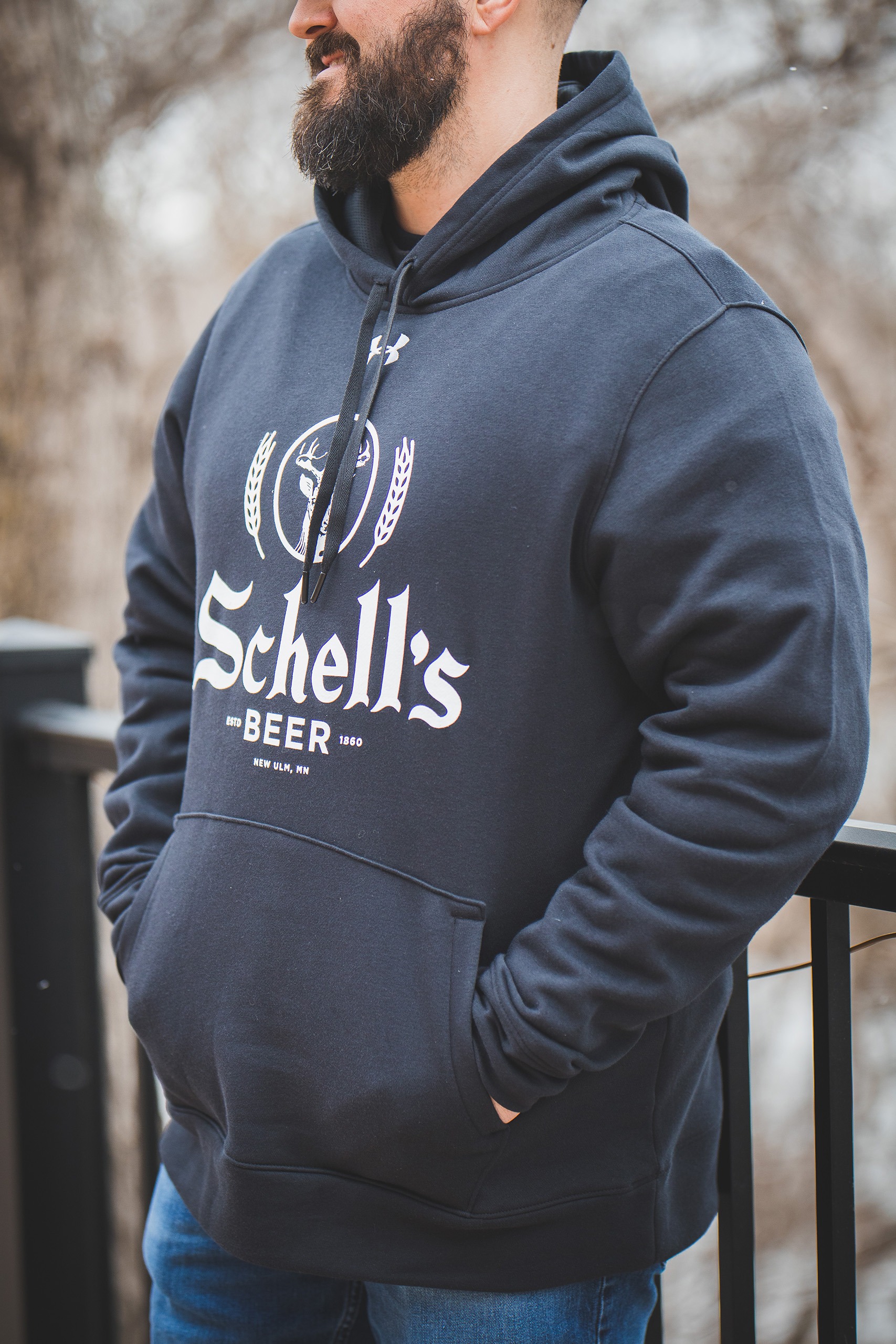 Hockey style - Beverly Fire - Old Style Lace Up Hoodie